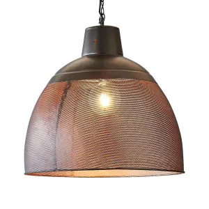 Riva Ceiling Pendant Large Black And Gold by Florabelle Living, a Pendant Lighting for sale on Style Sourcebook