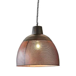 Riva Ceiling Pendant Medium Black And Gold by Florabelle Living, a Pendant Lighting for sale on Style Sourcebook