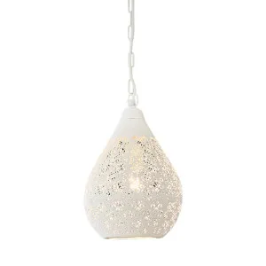 Europa Ceiling Pendant Small White by Florabelle Living, a Pendant Lighting for sale on Style Sourcebook