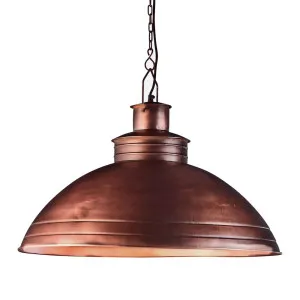 Sheldon Ceiling Pendant Antique Copper by Florabelle Living, a Pendant Lighting for sale on Style Sourcebook