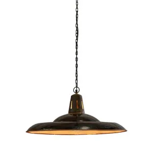 Zetland Ceiling Pendant Large Old Black by Florabelle Living, a Pendant Lighting for sale on Style Sourcebook