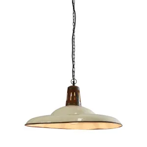 Zetland Ceiling Pendant Large Old White by Florabelle Living, a Pendant Lighting for sale on Style Sourcebook