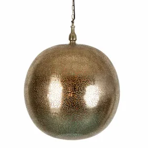 Scorpius Ceiling Pendant Extra Large Nickel by Florabelle Living, a Pendant Lighting for sale on Style Sourcebook