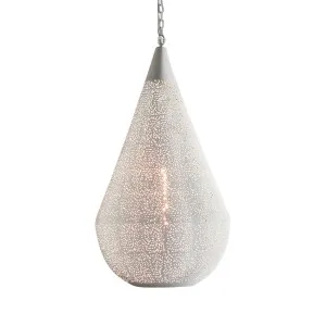 Aquarius Ceiling Pendant Large White by Florabelle Living, a Pendant Lighting for sale on Style Sourcebook