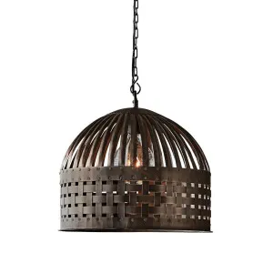 Esch Ceiling Pendant Small Antique Black by Florabelle Living, a Pendant Lighting for sale on Style Sourcebook