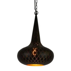 Cobra Ceiling Pendant Black by Florabelle Living, a Pendant Lighting for sale on Style Sourcebook