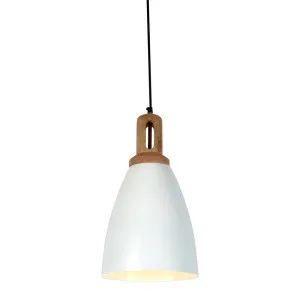 Lewis Ceiling Pendant Matt White by Florabelle Living, a Pendant Lighting for sale on Style Sourcebook
