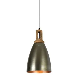 Lewis Ceiling Pendant Zinc by Florabelle Living, a Pendant Lighting for sale on Style Sourcebook