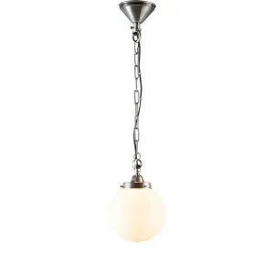 Celeste Small Hanging Lamp In White by Florabelle Living, a Pendant Lighting for sale on Style Sourcebook