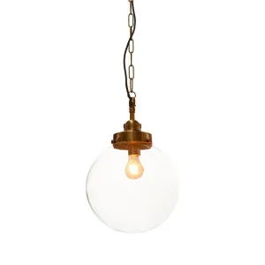 Celeste Ceiling Pendant Medium Antique Brass by Florabelle Living, a Pendant Lighting for sale on Style Sourcebook