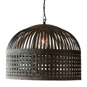 Esch Ceiling Pendant Large Antique Black by Florabelle Living, a Pendant Lighting for sale on Style Sourcebook