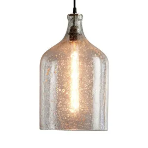 Lustre Flagon Ceiling Pendant Clear by Florabelle Living, a Pendant Lighting for sale on Style Sourcebook