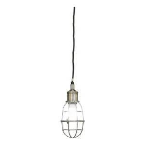 Lincoln Ceiling Pendant Antique Silver by Florabelle Living, a Pendant Lighting for sale on Style Sourcebook