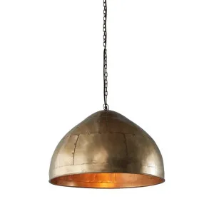 P51 Ceiling Pendant Small Antique Brass by Florabelle Living, a Pendant Lighting for sale on Style Sourcebook