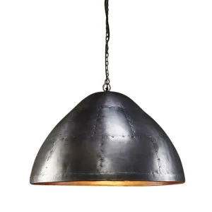 P51 Ceiling Pendant Large Zinc by Florabelle Living, a Pendant Lighting for sale on Style Sourcebook