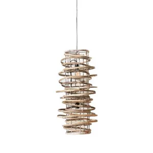 Kubu Ceiling Pendant Small Natural by Florabelle Living, a Pendant Lighting for sale on Style Sourcebook
