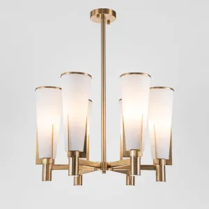 St Germain Chandelier Antique Brass by Florabelle Living, a Pendant Lighting for sale on Style Sourcebook