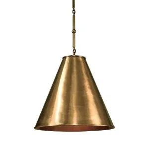 Monte Carlo Ceiling Pendant Large Brass by Florabelle Living, a Pendant Lighting for sale on Style Sourcebook