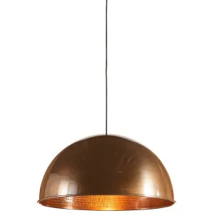 Alfresco Dome Ceiling Pendant Bronze by Florabelle Living, a Pendant Lighting for sale on Style Sourcebook