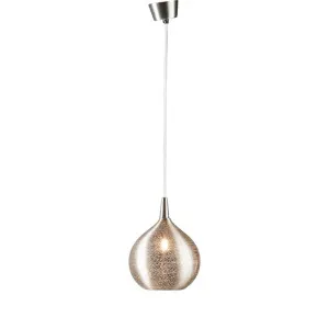 Amstel Ceiling Pendant Small Silver by Florabelle Living, a Pendant Lighting for sale on Style Sourcebook