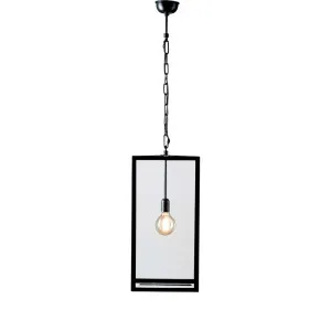 Archie Rose Ceiling Pendant Large Black by Florabelle Living, a Pendant Lighting for sale on Style Sourcebook