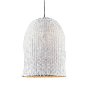 Bowerbird Ceiling Pendant Large White by Florabelle Living, a Pendant Lighting for sale on Style Sourcebook
