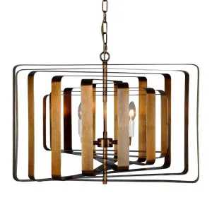Bronte Ceiling Pendant Brass by Florabelle Living, a Pendant Lighting for sale on Style Sourcebook