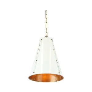 Capri Ceiling Pendant White by Florabelle Living, a Pendant Lighting for sale on Style Sourcebook