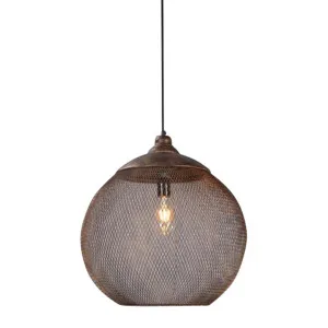 Carlo Ceiling Pendant Large Rustic by Florabelle Living, a Pendant Lighting for sale on Style Sourcebook