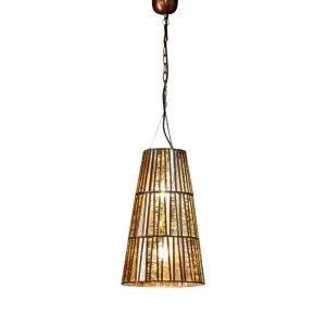 Cleveland Ceiling Pendant Large Brass by Florabelle Living, a Pendant Lighting for sale on Style Sourcebook