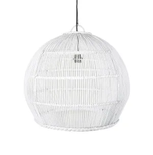 Comores Ceiling Pendant White by Florabelle Living, a Pendant Lighting for sale on Style Sourcebook