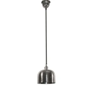 Delta Dome Ceiling Pendant Small Antique Silver by Florabelle Living, a Pendant Lighting for sale on Style Sourcebook