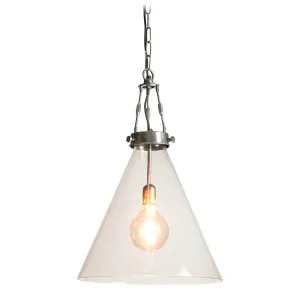 Gadsden Ceiling Pendant Large Silver by Florabelle Living, a Pendant Lighting for sale on Style Sourcebook