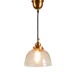 Hobart Ceiling Pendant Antique Brass by Florabelle Living, a Pendant Lighting for sale on Style Sourcebook