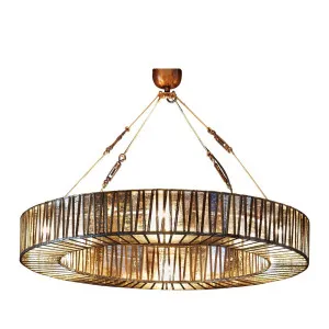 Chelton Ceiling Pendant Brass by Florabelle Living, a Pendant Lighting for sale on Style Sourcebook