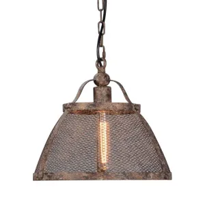 Lorenzo Ceiling Pendant Large Rustic by Florabelle Living, a Pendant Lighting for sale on Style Sourcebook