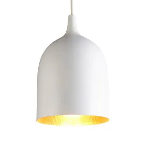 Lumi-R Ceiling Pendant White And Copper by Florabelle Living, a Pendant Lighting for sale on Style Sourcebook