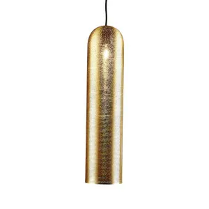 Moroccan Pipe Ceiling Pendant Brass by Florabelle Living, a Pendant Lighting for sale on Style Sourcebook