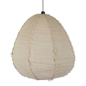 Nendo Shade Large Natural (Shade Only) by Florabelle Living, a Pendant Lighting for sale on Style Sourcebook