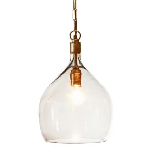 Omega Ceiling Pendant Antique Brass by Florabelle Living, a Pendant Lighting for sale on Style Sourcebook