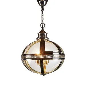 Oxford Ceiling Pendant Shiny Nickel by Florabelle Living, a Pendant Lighting for sale on Style Sourcebook