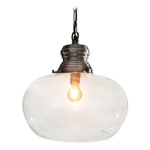 Paddington Ceiling Pendant Large Antique Silver by Florabelle Living, a Pendant Lighting for sale on Style Sourcebook