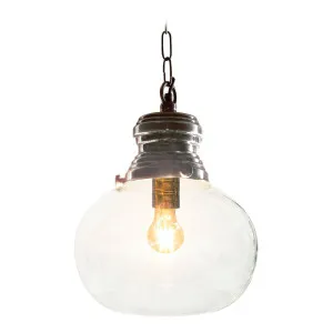 Paddington Ceiling Pendant Small Antique Silver by Florabelle Living, a Pendant Lighting for sale on Style Sourcebook