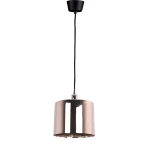 Portofino Ceiling Pendant Medium Shiny Nickel by Florabelle Living, a Pendant Lighting for sale on Style Sourcebook