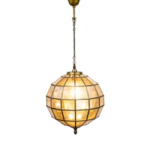 Prince Albert Ceiling Pendant Medium Brass by Florabelle Living, a Pendant Lighting for sale on Style Sourcebook