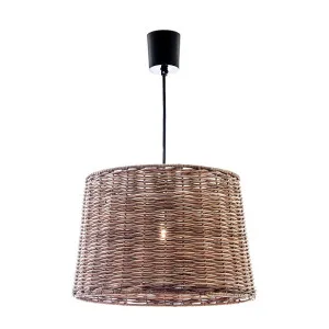 Rattan Round Ceiling Pendant Large Natural by Florabelle Living, a Pendant Lighting for sale on Style Sourcebook