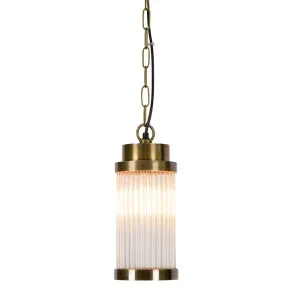 Rotterdam Ceiling Pendant Antique Brass by Florabelle Living, a Pendant Lighting for sale on Style Sourcebook