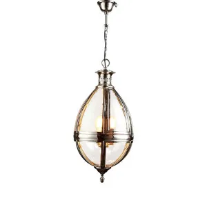 Saville Ceiling Pendant Shiny Nickel by Florabelle Living, a Pendant Lighting for sale on Style Sourcebook
