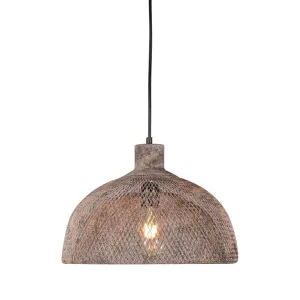 Valentino Ceiling Pendant Medium Rustic by Florabelle Living, a Pendant Lighting for sale on Style Sourcebook