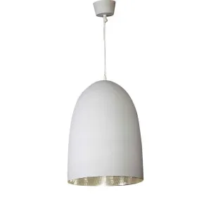 Washington Ceiling Pendant White And Silver by Florabelle Living, a Pendant Lighting for sale on Style Sourcebook